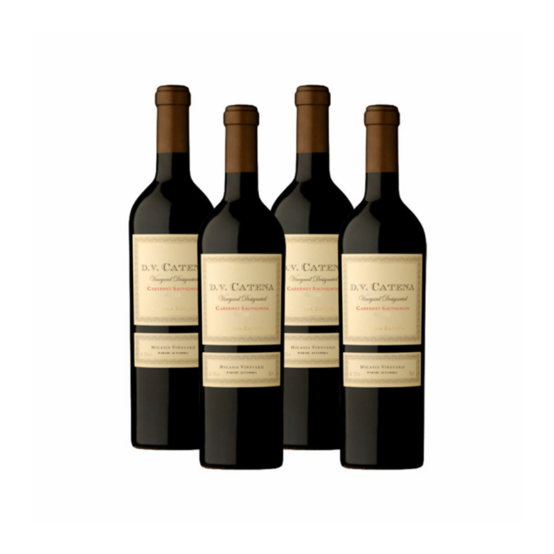 D.V. Catena Cabernet Sauvignon Nicasia Vineyard Altamira x4